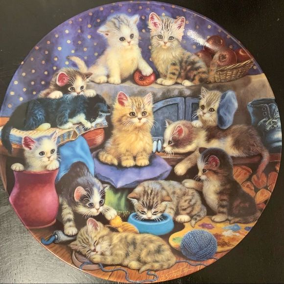 Bradford Exchange Cat Collector Plate
